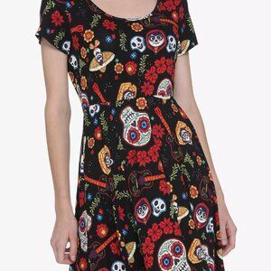 Hot Topic Disney Pixar Coco Back Lace Dress